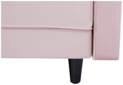 Habitat Preston Clic Clac Velvet Sofa Bed - Pink -Habitat 9478255 R Z011A