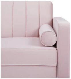 Habitat Preston Clic Clac Velvet Sofa Bed - Pink -Habitat 9478255 R Z013A