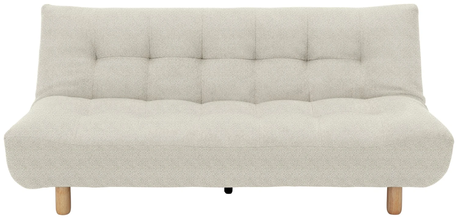 Habitat Kota 3 Seater Boucle Clic Clac Sofa Bed - Cream 3 Habitat Kota 3 Seater Boucle Clic Clac Sofa Bed - Cream