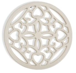Habitat Cast Iron Trivet - Cream -Habitat 9492176 R Z002A