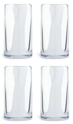 Habitat Art Glass Set Of 4 Hi Ball Glasses