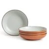 Habitat Speckle 4 Piece Stoneware Pasta Bowl - Rust 2 Habitat Speckle 4 Piece Stoneware Pasta Bowl - Rust -Habitat 9526169 R Z001A