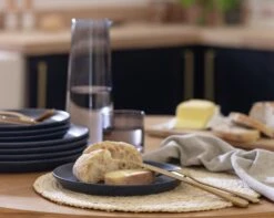 Habitat Addison 4 Piece Stoneware Side Plate - Blue 8 Habitat Addison 4 Piece Stoneware Side Plate - Blue -Habitat 9541883 R Z001C