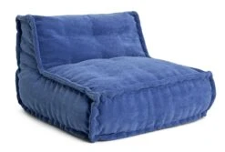 Kaikoo Estelle Quilted Bean Bag - Blue 7 Kaikoo Estelle Quilted Bean Bag - Blue -Habitat 9546527 R Z002A