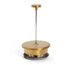 Habitat Double Walled 8 Cup Cafetiere - Gold -Habitat 9560565 R Z003A