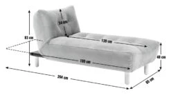 Habitat Kota Fabric Corner Chaise Sofa Bed - Green 15 Habitat Kota Fabric Corner Chaise Sofa Bed - Green -Habitat 9576896 R E001