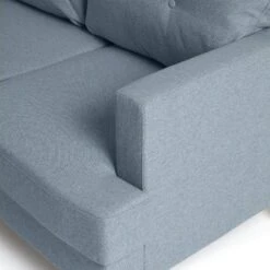 Habitat Joshua Left Hand Corner Chaise Sofa - Blue -Habitat 9621844 R Z005A