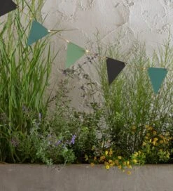 Habitat Warm White Solar Bunting LED String Lights