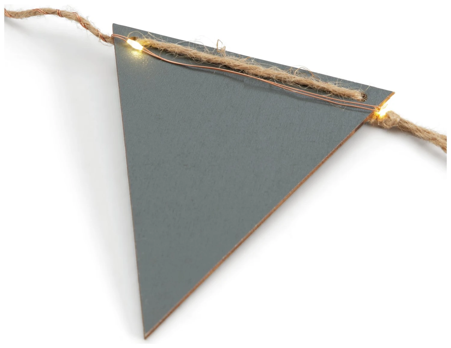 Habitat Warm White Solar Bunting LED String Lights 3 Habitat Warm White Solar Bunting LED String Lights - Image 2