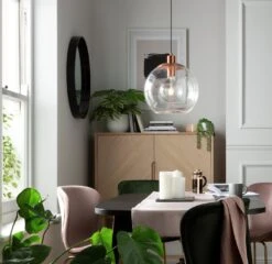 Habitat Coleman Metal Pendant Light - Copper