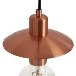 Habitat Coleman Metal Pendant Light - Copper 10 Habitat Coleman Metal Pendant Light - Copper -Habitat 9628081 R Z002A
