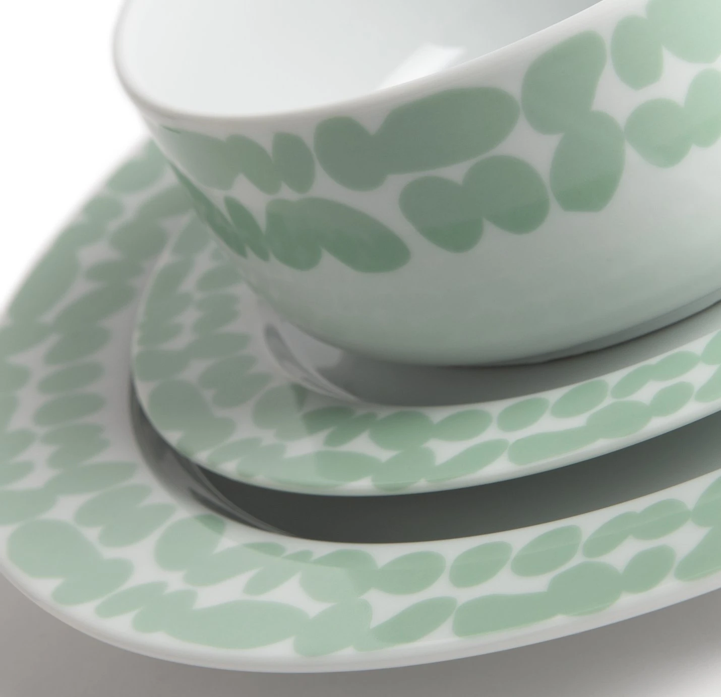 Habitat Scandi Decal 12 Piece Porcelain Dinner Set 9 Habitat Scandi Decal 12 Piece Porcelain Dinner Set - Image 7